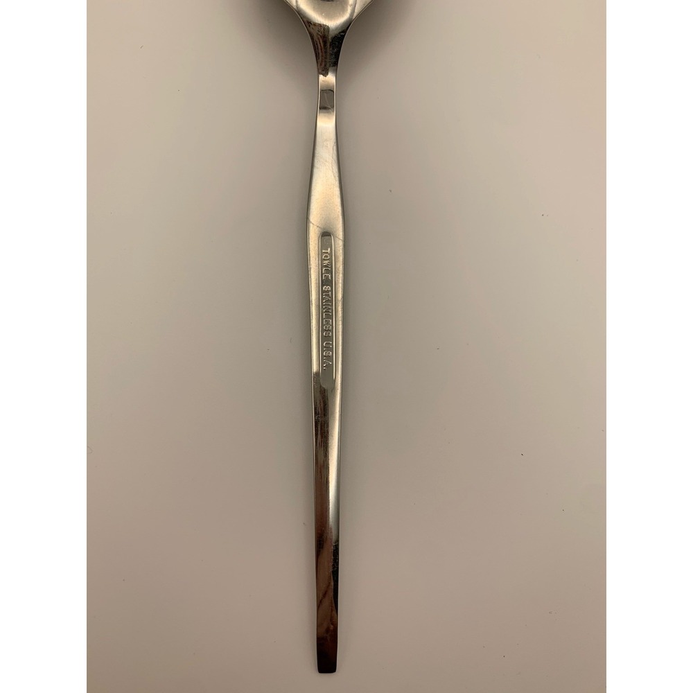 Towle MOONFROST Stainless Textured Flatware Replacement Teaspoon - Picture 3 of 4